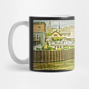 Town at the Edge of the Lake Mug